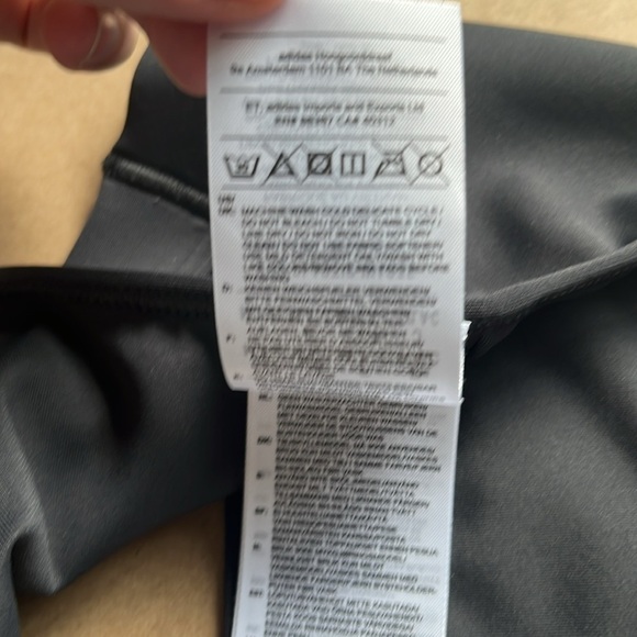 ADIDAS - Deep Grey Crossback Sports Bra - Picture 7 of 9